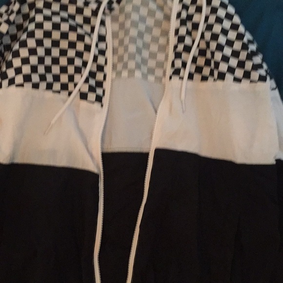 Patterned Zip Up Rain Jacket - Picture 2 of 4